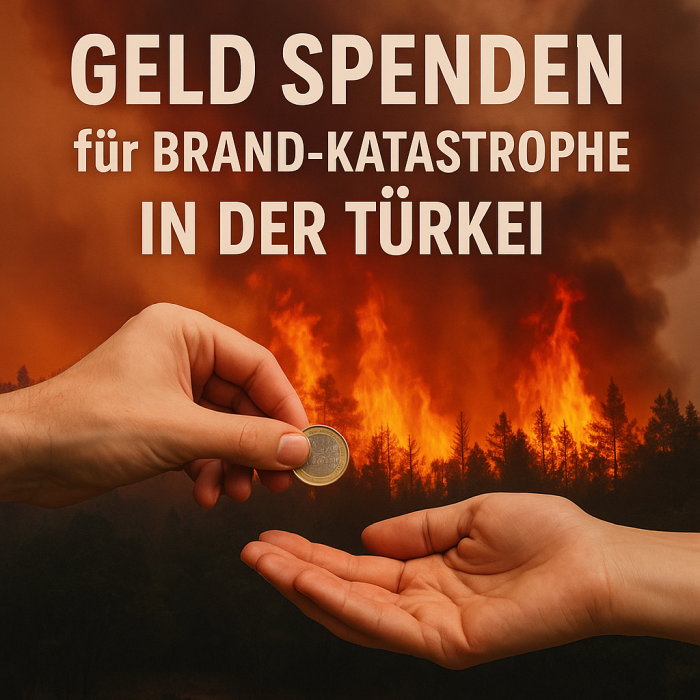 Spenden für Brand-Katastrophe in der Türkei